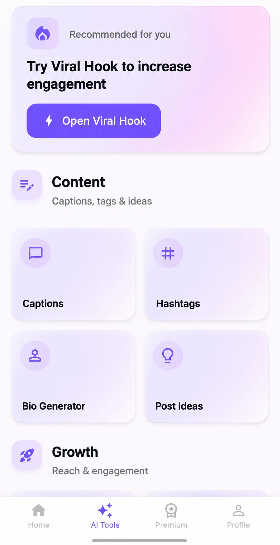 InstaFlow: Instagram AI Tools screenshot